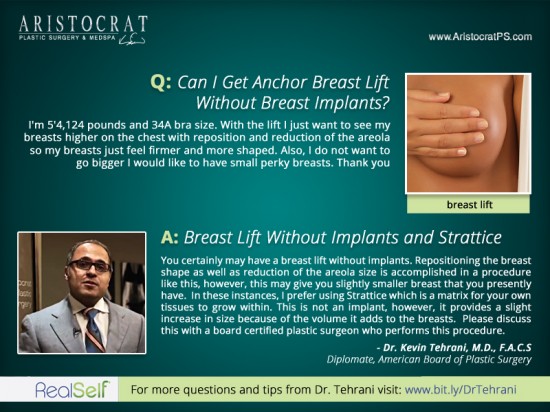 Q&A: Can I Get Anchor Breast Lift Without Breast Implants? – Aristocrat  Plastic Surgery